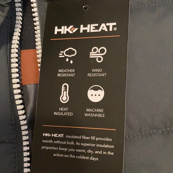 Hawke & Co Puffer Brick Brown Gary Jacket - Picture 9 of 9